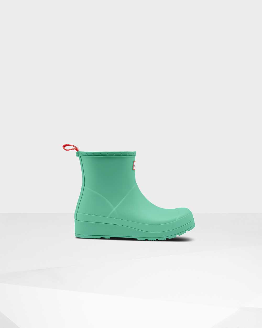 Womens Hunter Original Play Short Mid-Calf Rain Boots Mint | VGPDFI-085